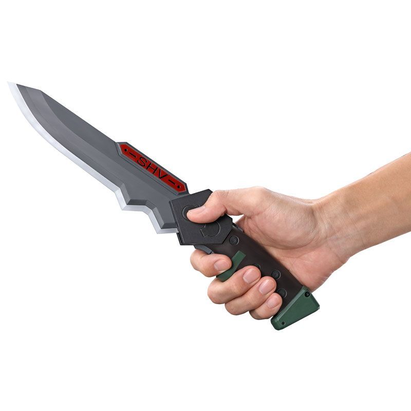プログレッシブナイフ PKN-01C」全長約34cm/発光・音声ギミック付