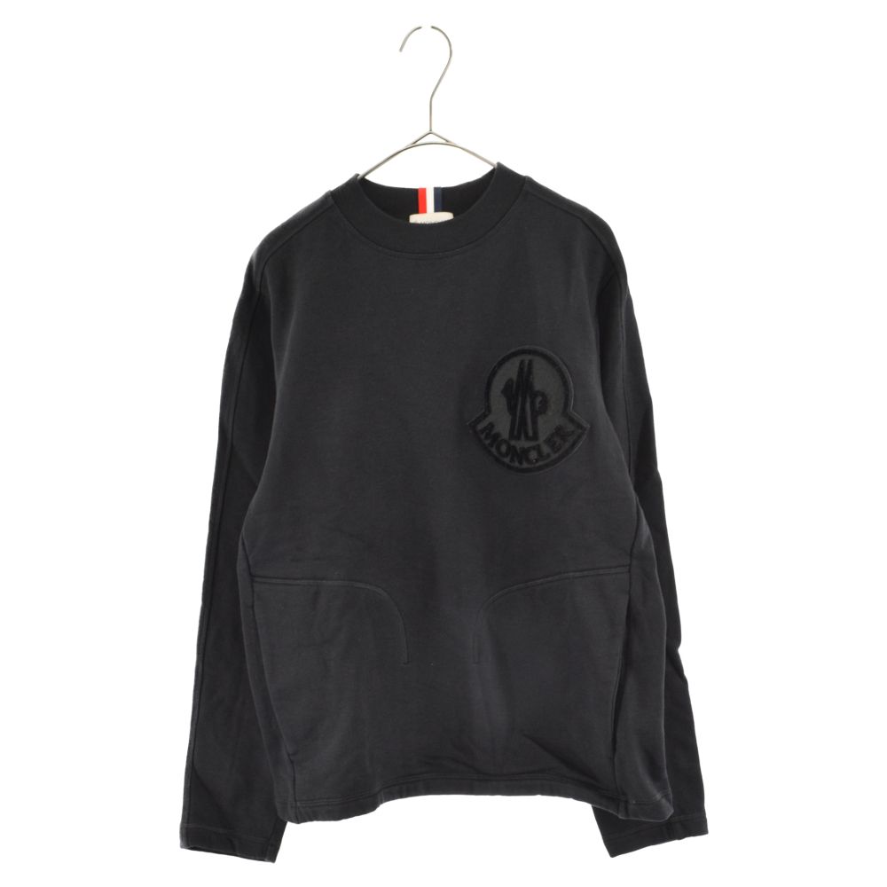 MONCLER (モンクレール) MAGLIA GIROCOLLO フロントロゴクルーネック