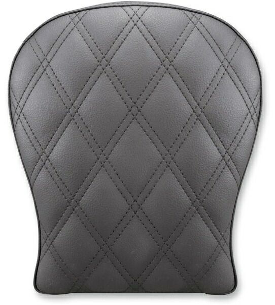 LATTICE STITCHED BLACK ピリオンパッド 幅 22.8cm x 長さ 25.4cm x 高さ 4.4cm