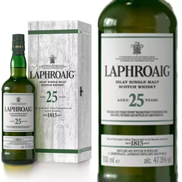 木箱　化粧箱Laphroaig 25年 アイラシングルモルト 木箱 化粧箱Laphroaig 25年 アイラシングルモルト ラフロイグ 25