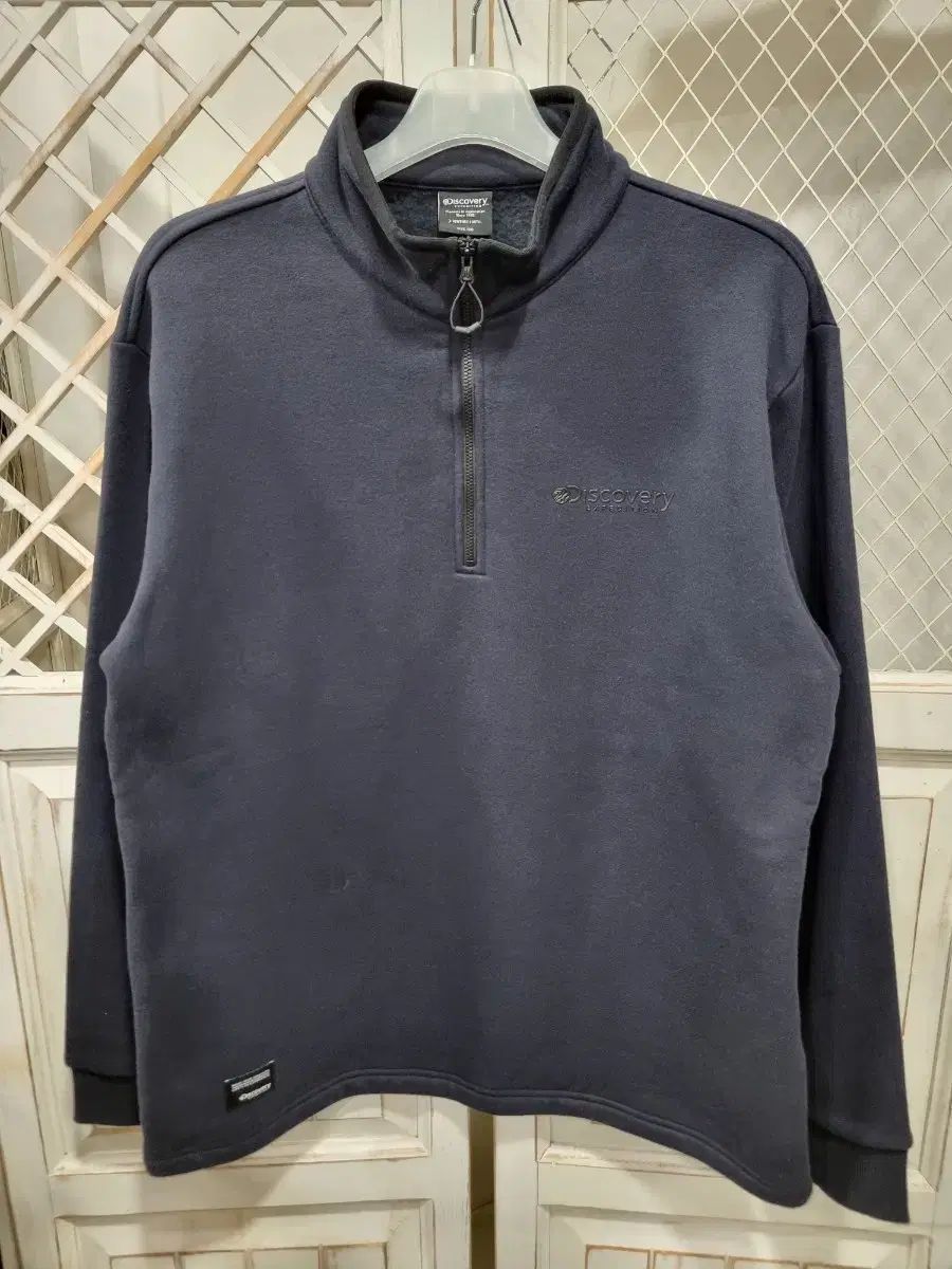 【雷市場（ポンジャン）商品韓国直送】 DISCOVERY 裏起毛 ハーフジップ （ B710
