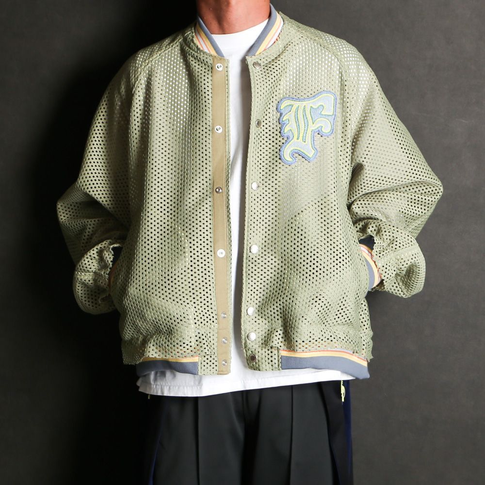 FACETASM メッシュスタジアムジャケット FACETASM/ファセッタズム MESH STADIUN JACKET メッシュ