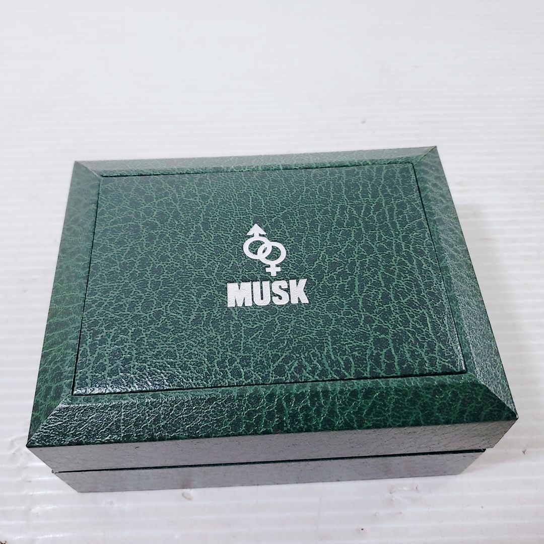 MUSK PARIS クロノグラフ CHRONO 腕時計 メンズ 10BAR ムスク