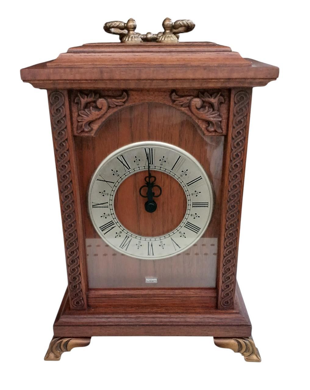 WAKO 和光 置時計 電池式 可動品 SB144 WAKO Wako Table Clock Battery Operated Working SB144