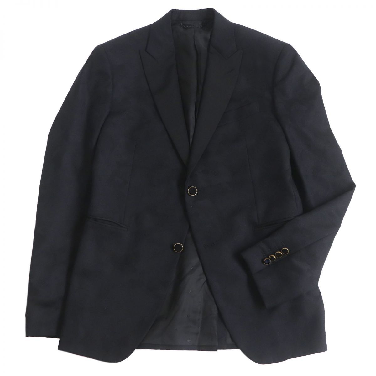 新品 LOUIS VUITTON 20AW シャドーモノグラム テーラードJKT 極美品□20AW LOUIS VUITTON/ルイヴィトン シャドーモノグラム