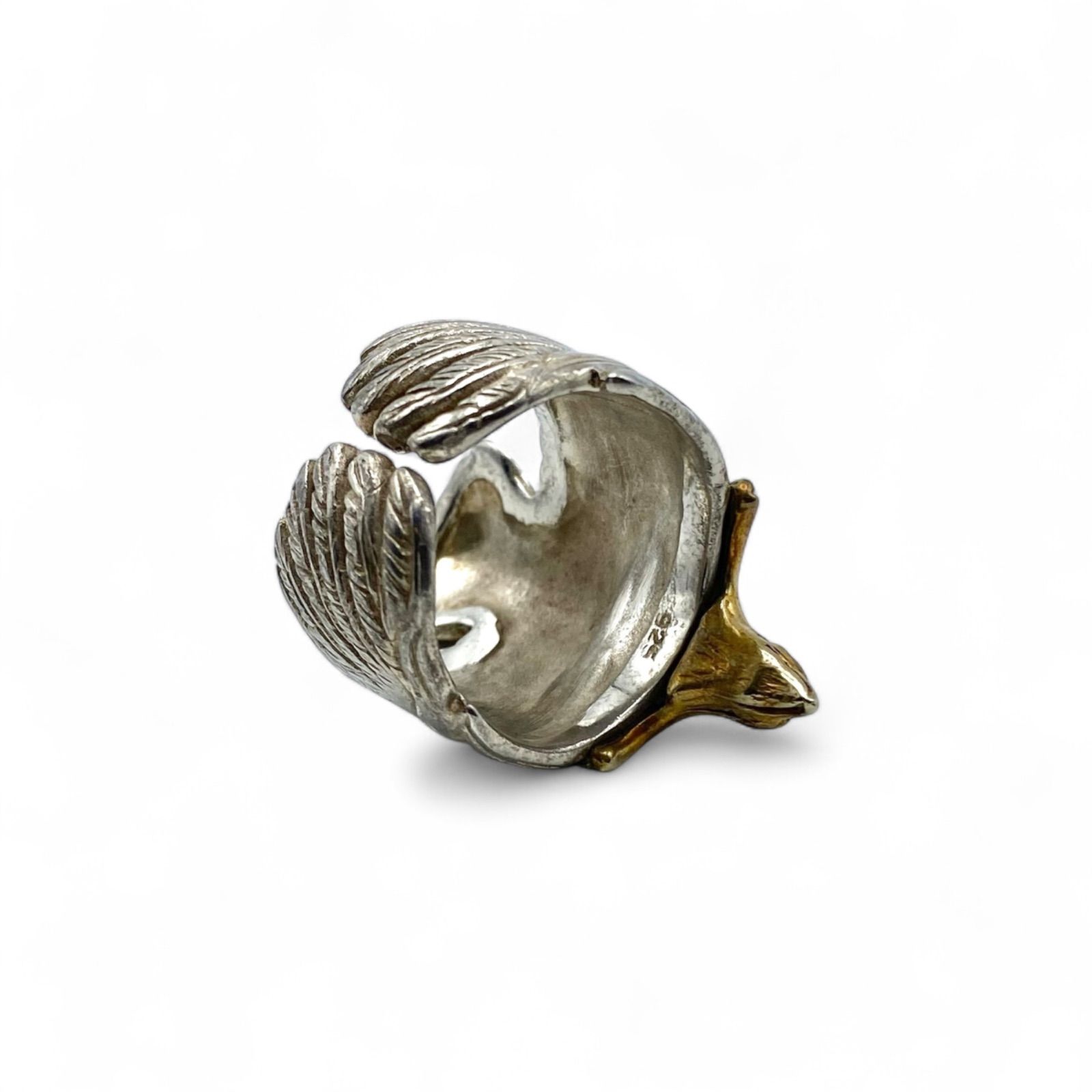超精巧】イーグル 鷲 Silver 925 刻印 00s Vintage Ring シルバー 