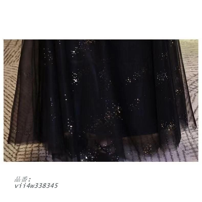 マキシ丈 7分袖