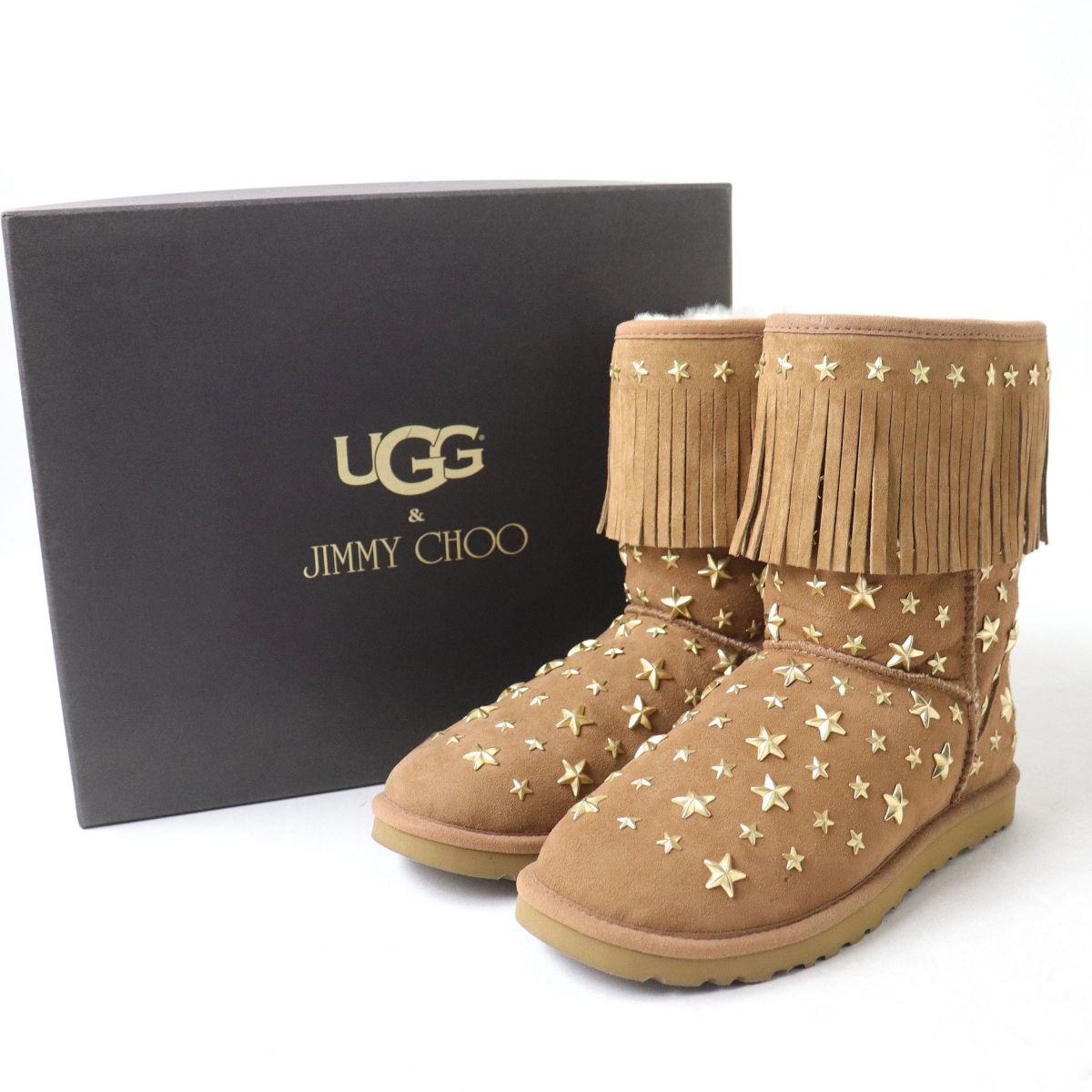 JIMMY CHOO × Ugg コラボムートンブーツ