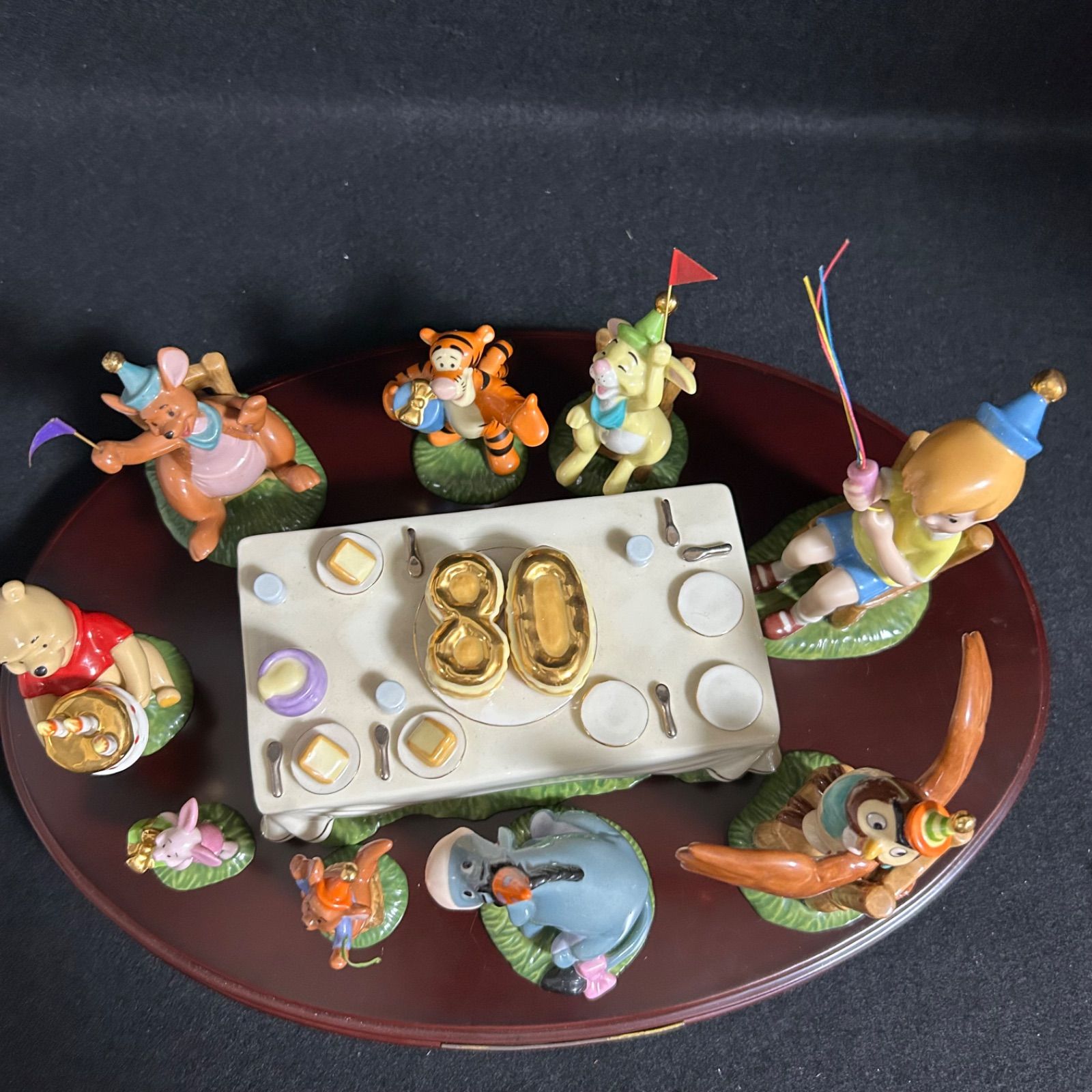 加藤工芸 ディズニー くまのプーさん 80周年記念 フィギュア