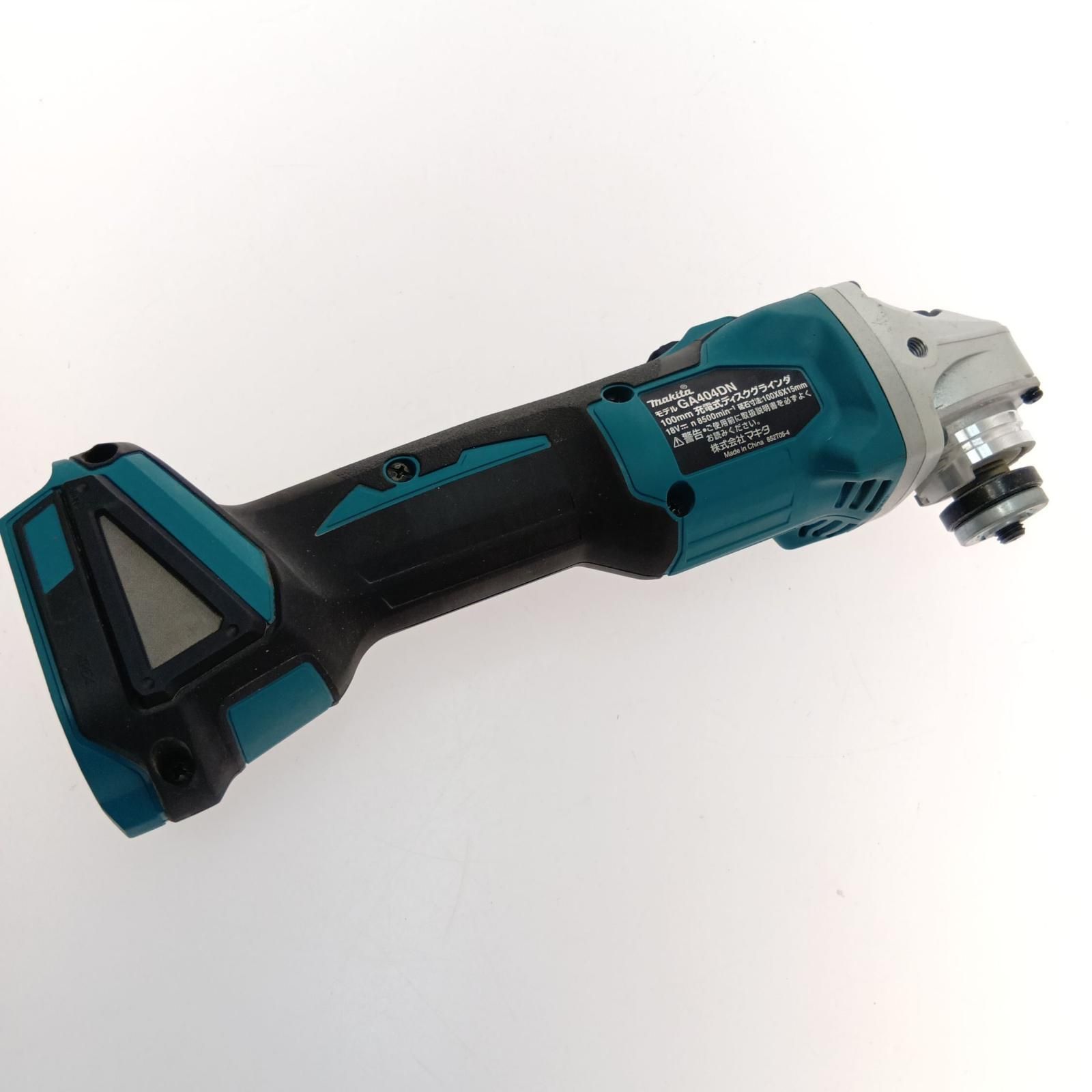 □□MAKITA マキタ 100mm充電式ディスクグラインダ 18V GA404DN ブルー 本体のみ