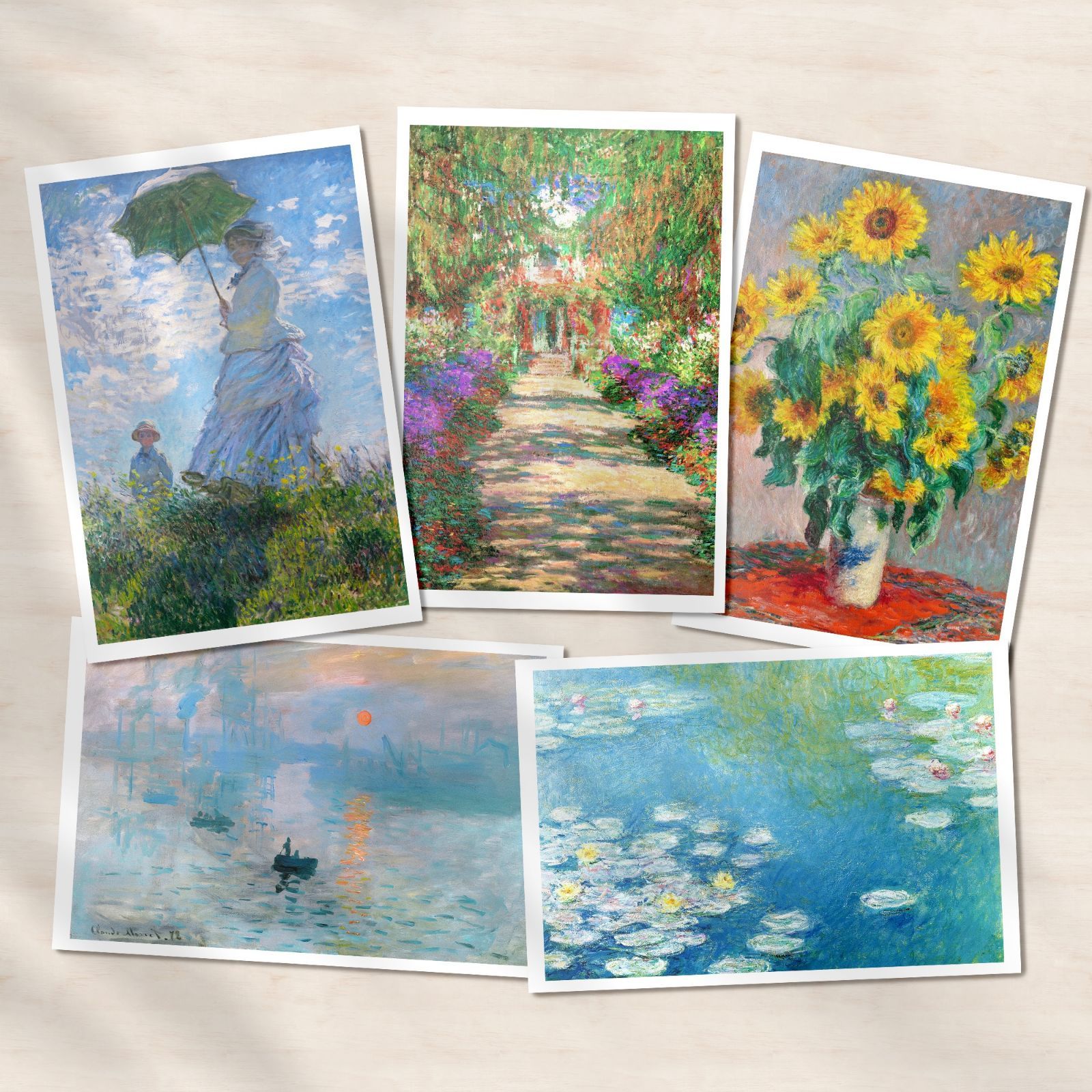 モネ『ポストカード｜有名絵画』（24枚セット） - メルカリ