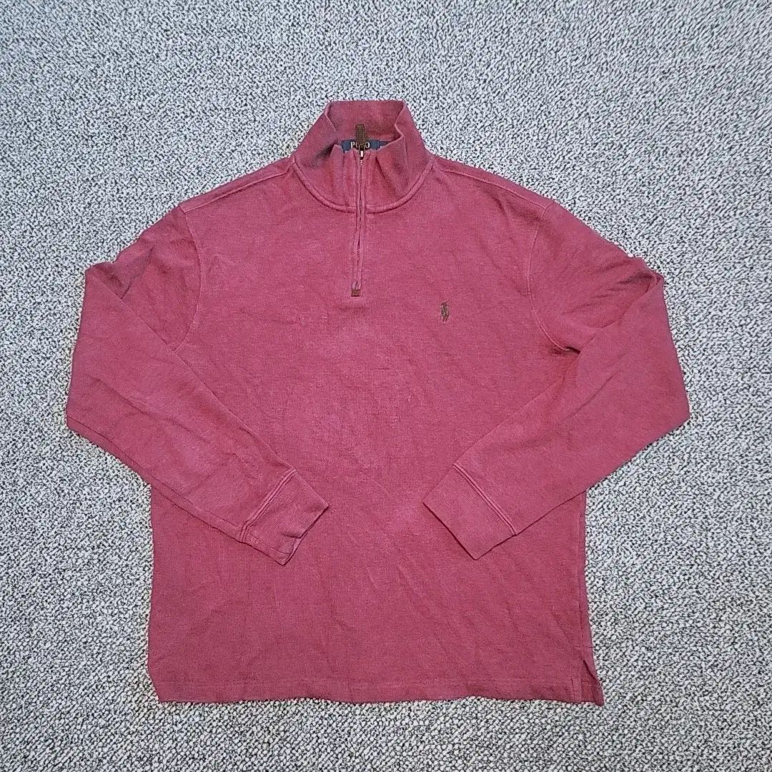 新作，100%新品 M ポロ ハーフジップ 長袖Tシャツ 七分・長袖カットソー