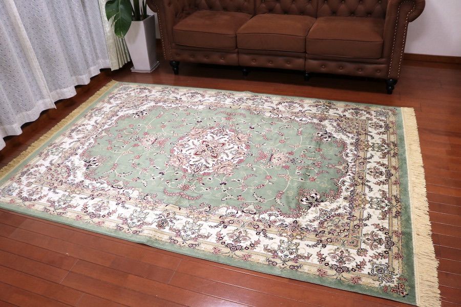 ペルシャ柄絨毯 120×160 新品未使用 カーペット 訳あり アウトレット ペルシャ柄絨毯 120×160 新品未使用 カーペット 訳あり