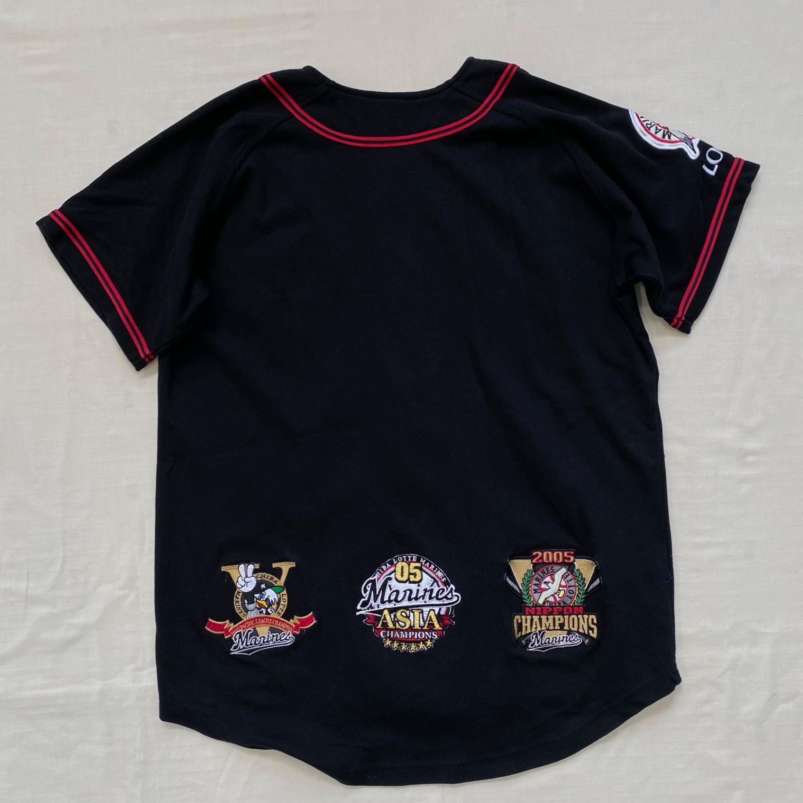 千葉ロッテマリーンズ公式ユニフォーム 背番号なし ビジター　美品 千葉ロッテマリーンズ ユニフォーム ビジター 背番号無し - メルカリ