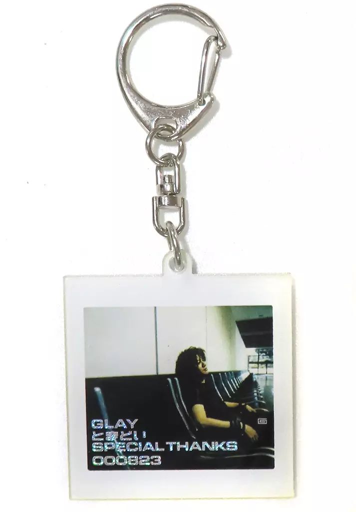 中古】キーホルダー GLAY シングルジャケットキーホルダー