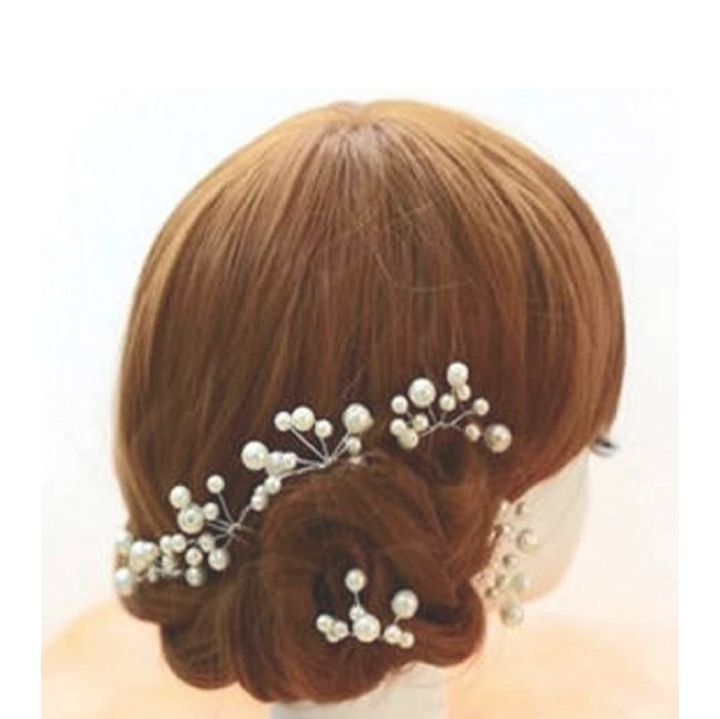 最適な価格 2個セット パールピン ゴールド シルバー 髪飾り シンプル ブライダル 韓国