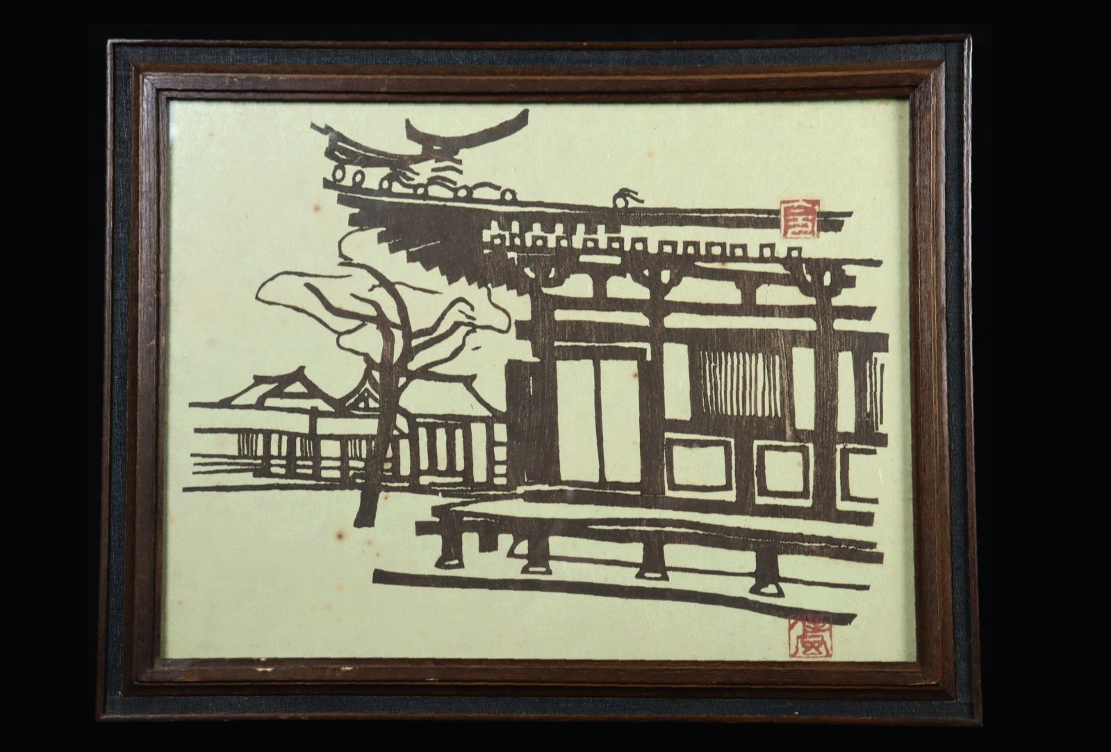 クリフトン・カーフ 木版画 版木セット 唐物 骨董 古美術 楾 N99