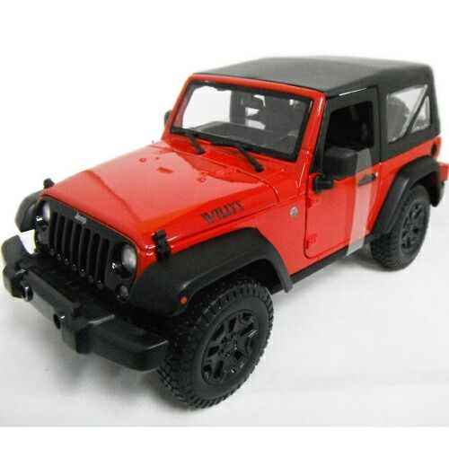 Maisto (マイスト) 2014 Jeep Wrangler 1/18 レッド ジープ ラングラー ミニカー