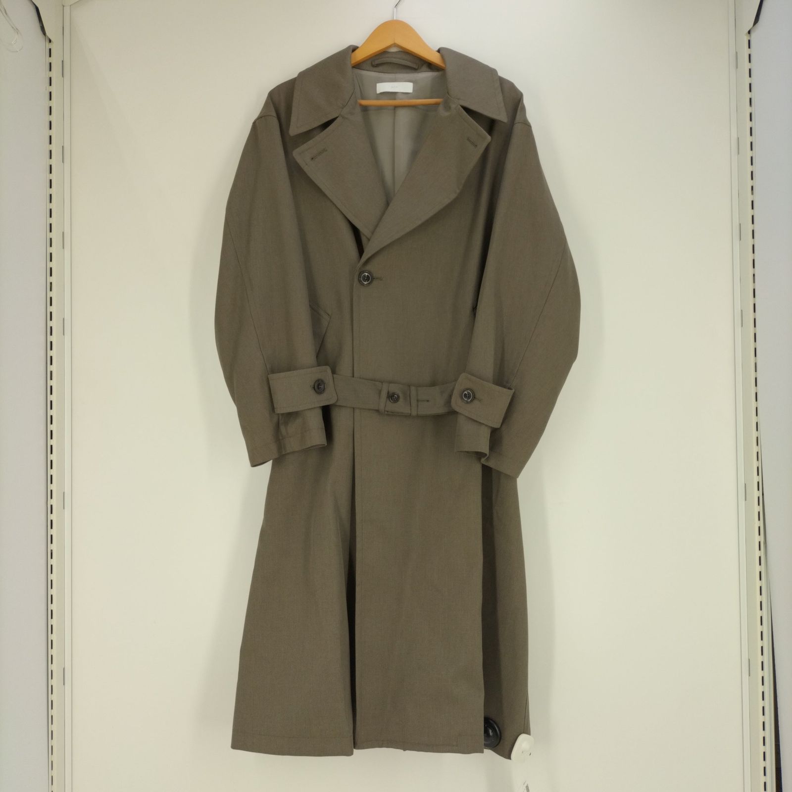 WYM MINIMAL WIDE TRENCH COAT - アウター