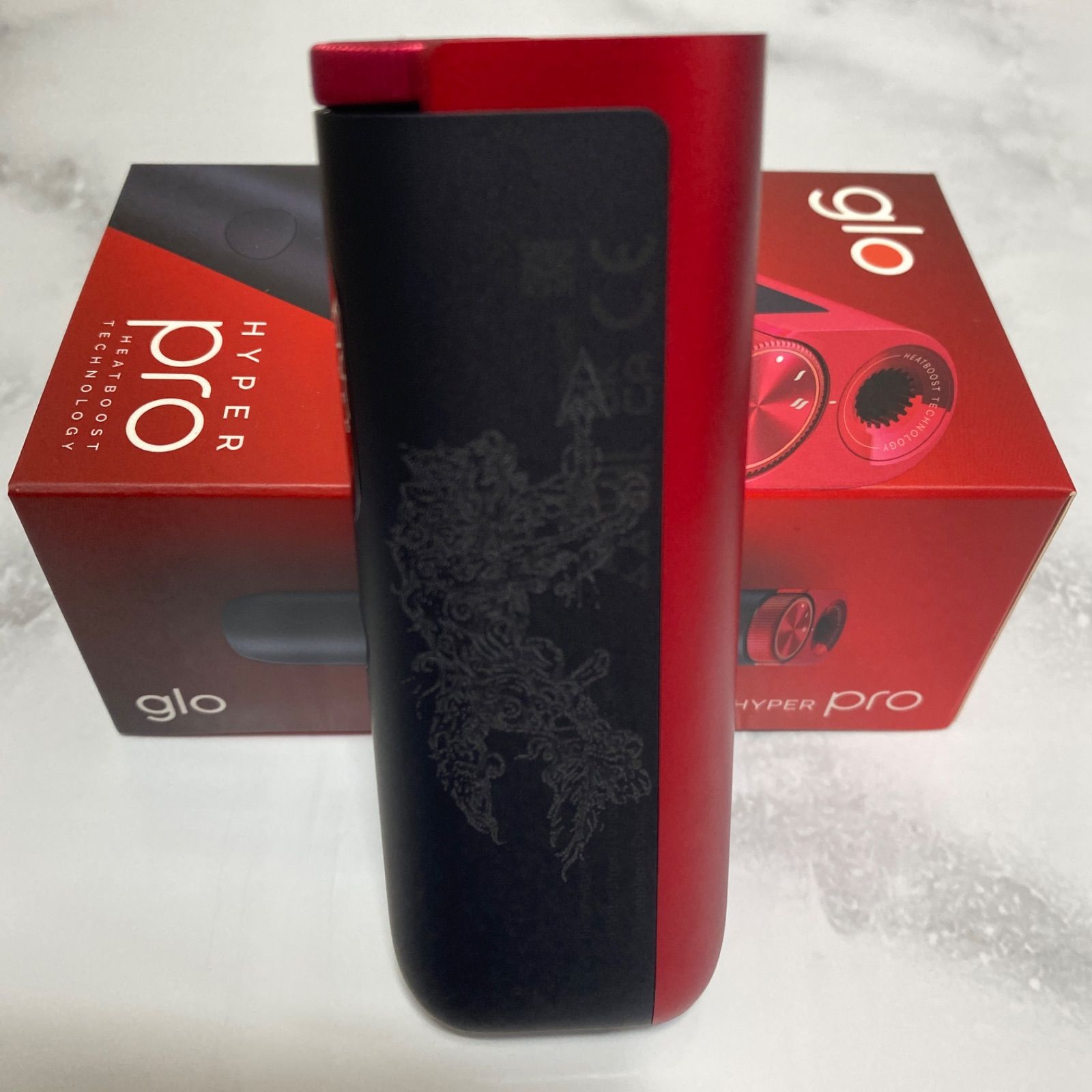 トライバル ウルフ デザイン レーザー加工 glo hyper pro グロー 