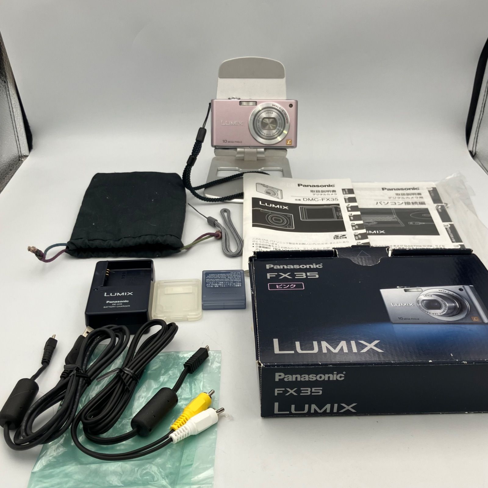 SGM】Panasonic LUMIX ルミックス DMC-FX35 ピンク系 デジカメ