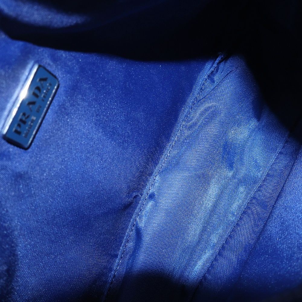 PRADA (プラダ) テスート ミニバッグ ワンショルダーバッグ ブルー  