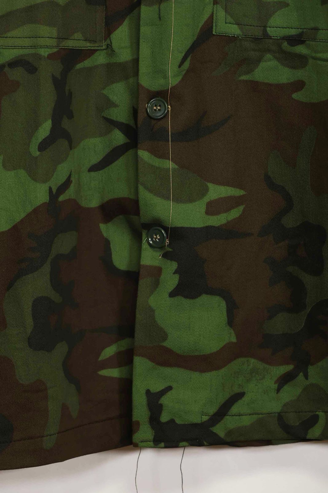 1960年代 米軍アドバイザー ARVN BDQレンジャー シャツ リーフ迷彩