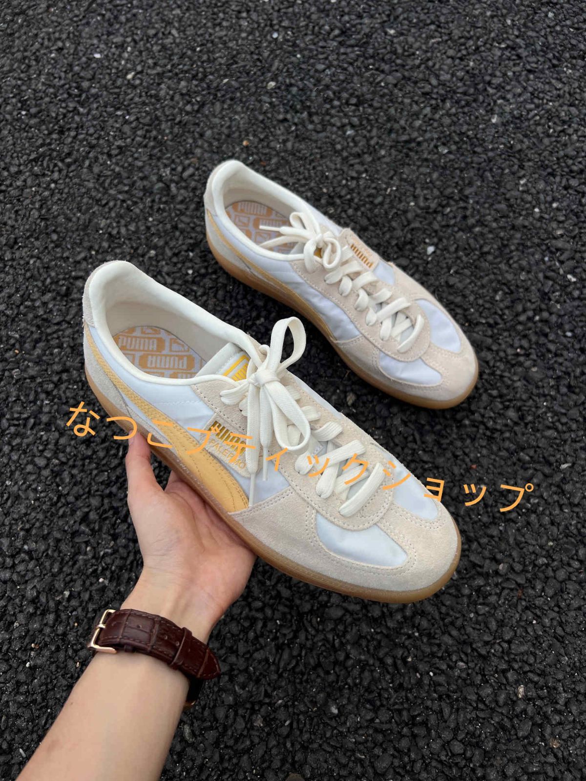 Puma Palermo OG プーマ ベージュ パレルモ スニーカー 男女兼用 箱付✨