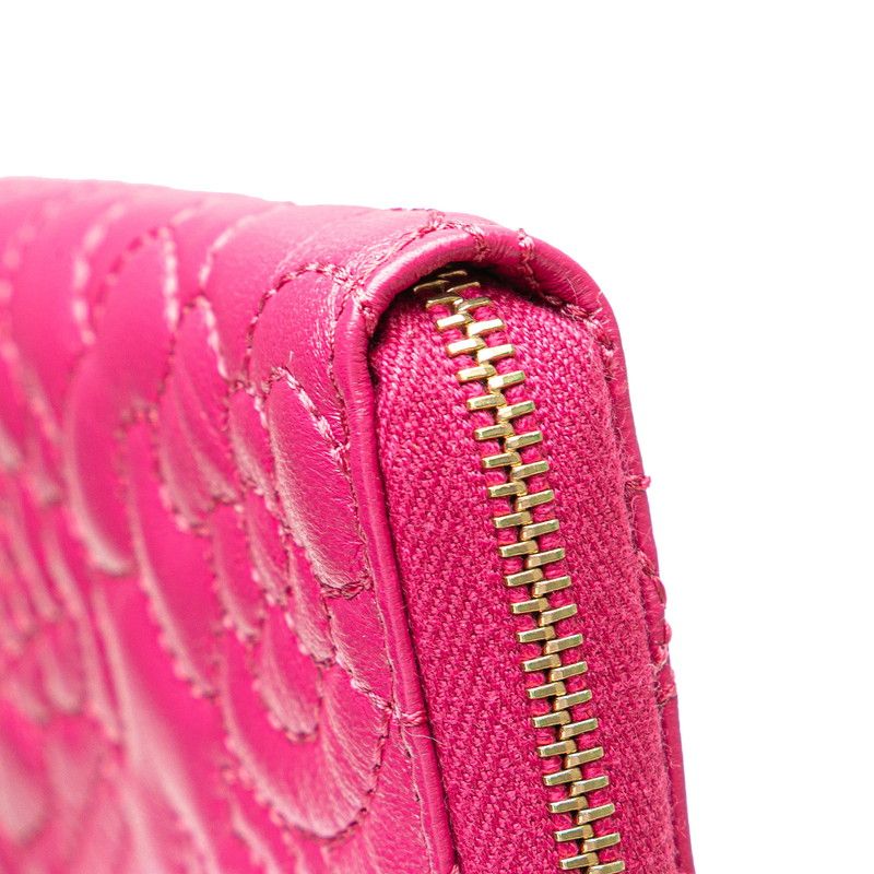 【美品】CHANEL シャネル カメリア ココマーク ラムスキン 小銭入れ CHANEL （新品・未使用品）シャネル ココマーク カメリア