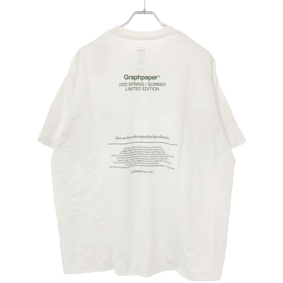 Graphpaper グラフペーパー 22SS LIMITED EDITION Oversized s/s Tee 