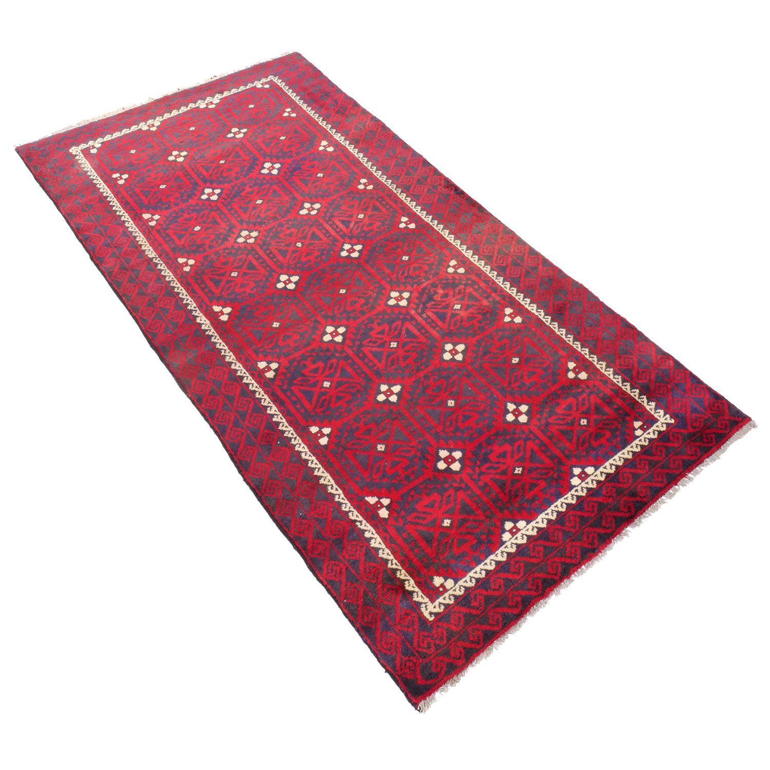 サブゼバール 1960年代 2750×1340mm セミアンティーク ミナハニ 手織り - carpet-アンティークペルシャ絨毯 ヴィンテージラグ専門店 送料無料