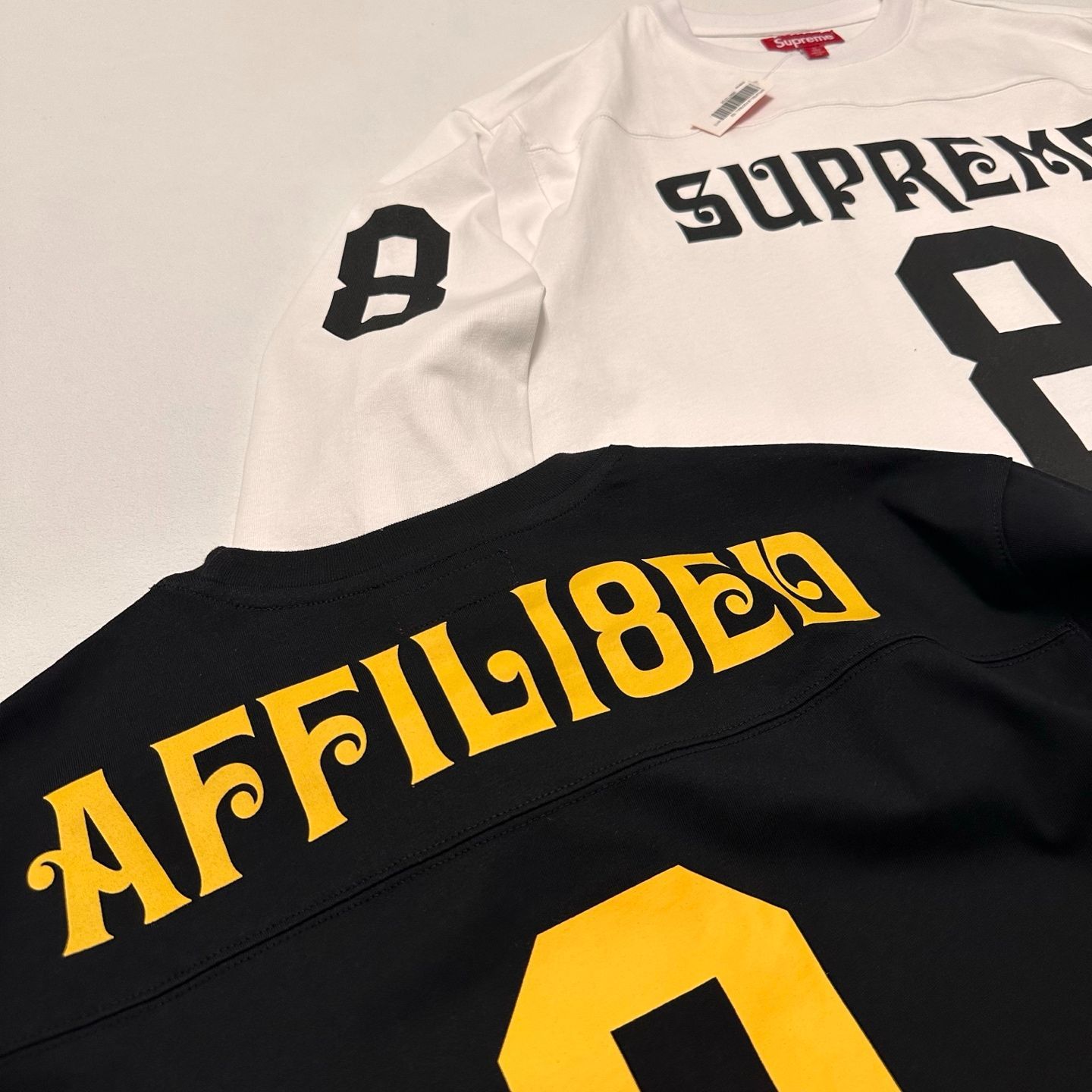 Supreme Affiliated L/S Football Top BLK