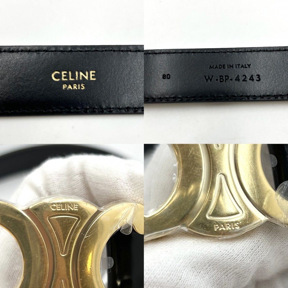 衝撃価格】 セリーヌ ベルト レディース スモール トリオンフ