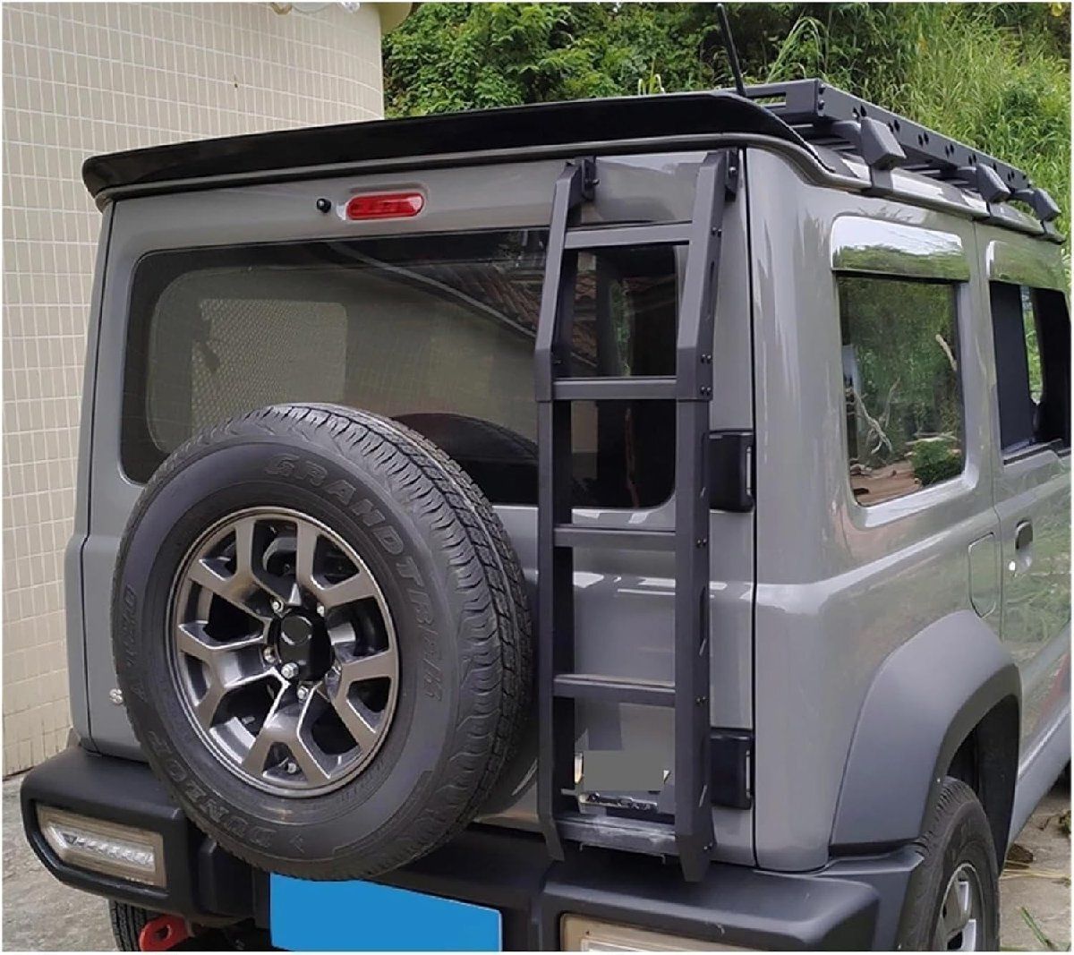 新型スズキジムニー リアラダー JB64 JB74 テールラダー アルミ梯子 クロカン ハシゴ 軽量 新型ヒンジ固定 取付簡単 外装パーツ 設計 FFCRYSTALESIA_COM