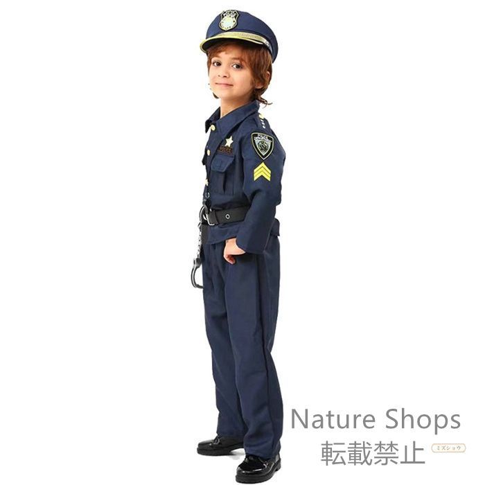 新品未使用】ポリス コスプレ 子供 男の子 警察官 キッズ 子ども 