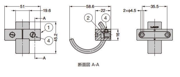 スガツネ工業 フック