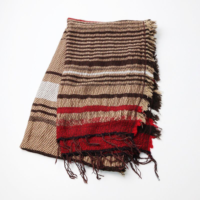 tamaki niime（玉木新雌） / JQ wool shawl MIDDLE（ジャガード