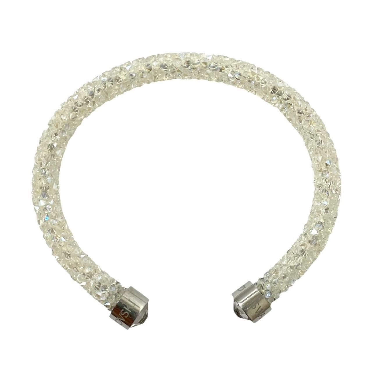 SWAROVSKI】クリスタルダスト バングル ラインストーン クリア