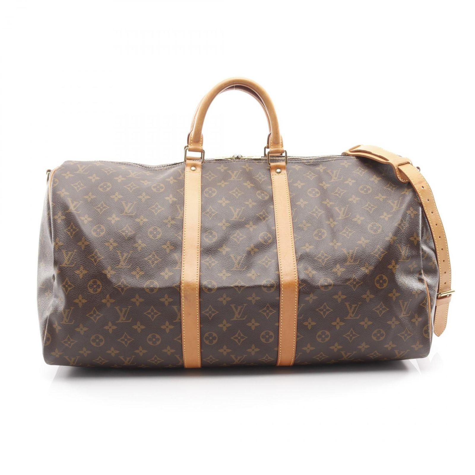 LOUIS VUITTON ルイ ヴィトン キーポル バンドリエール55 モノグラム ボストンバッグ
