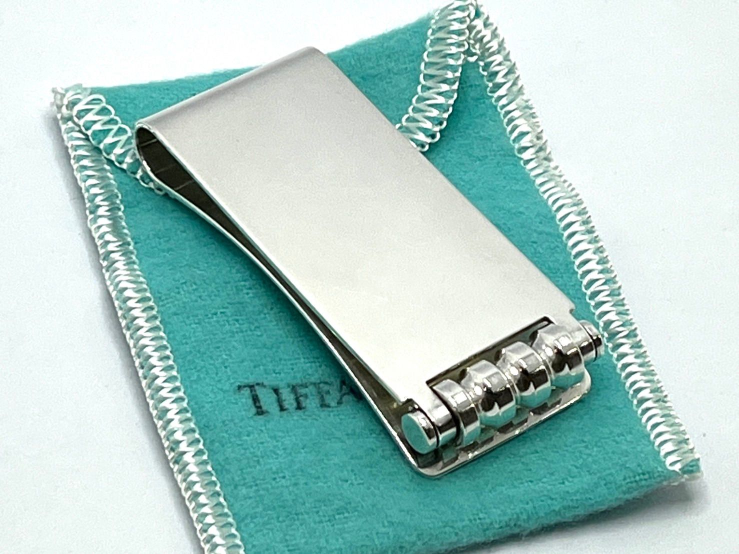 仲間 a064 超 Tiffany-Co. ティファニー マネークリップ ローラー シルバー 925