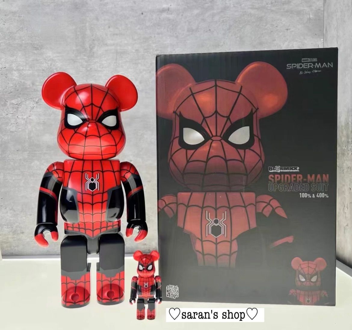 ベアブリック BE@RBRICK SPIDER-MAN UPGRADED SUIT ベアブリック ...