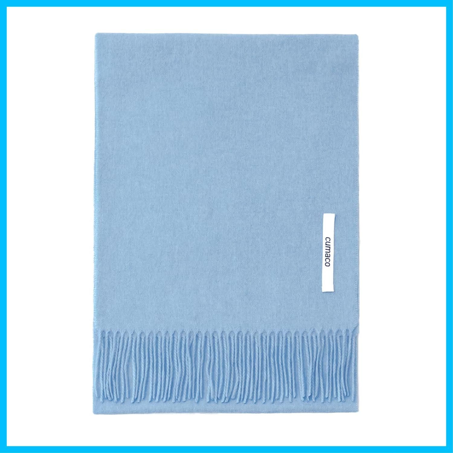 メンズ レディース 単色 ユニセックス 無地 185 cm 30 マフラー 大判 カシミヤ ストール C A 0011 B cumaco