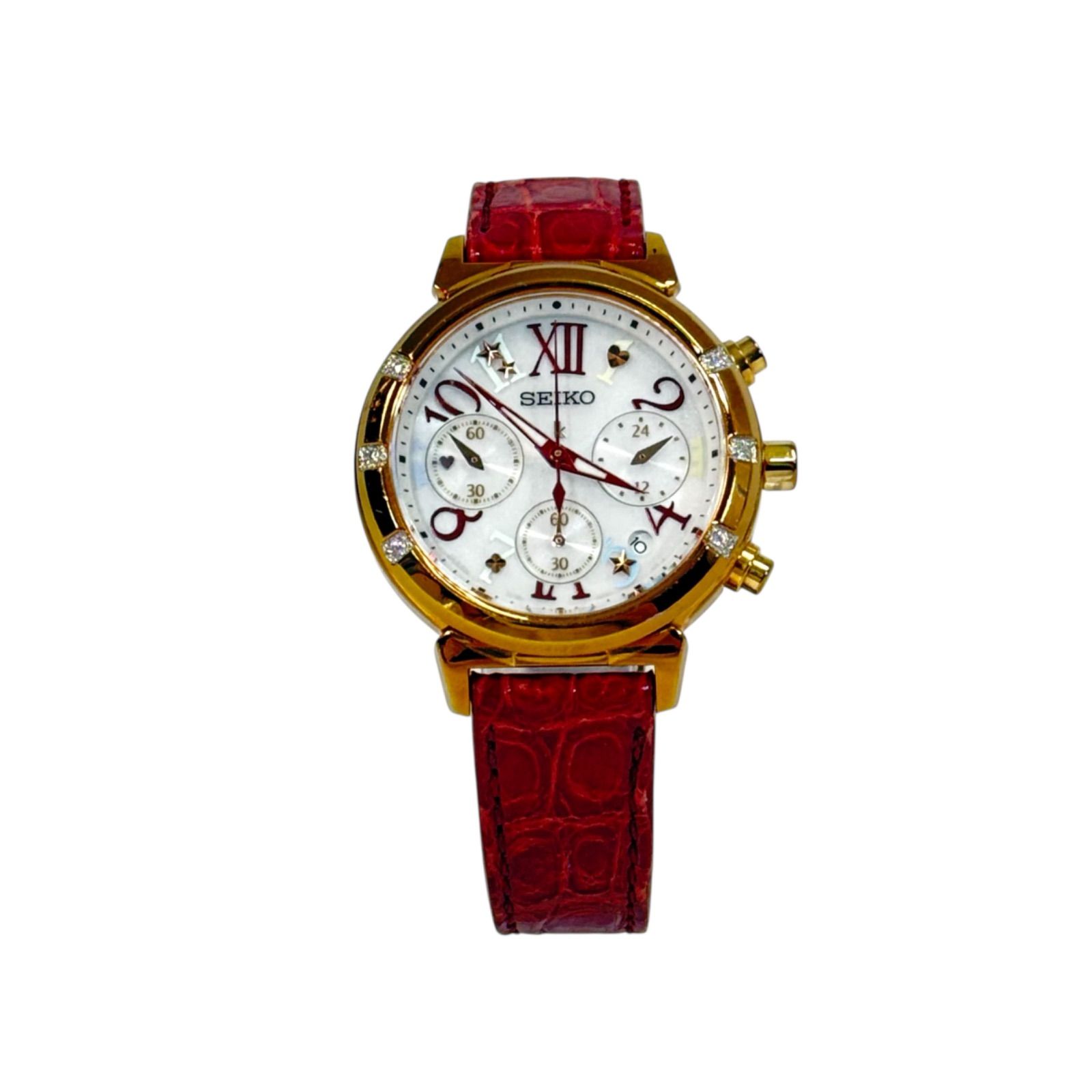 SEIKO LUKIA セイコールキア ソーラー クロノグラフV175-0DR0 楽天市場】【SEIKO】セイコー『ルキア クロノグラフ』SSVS030