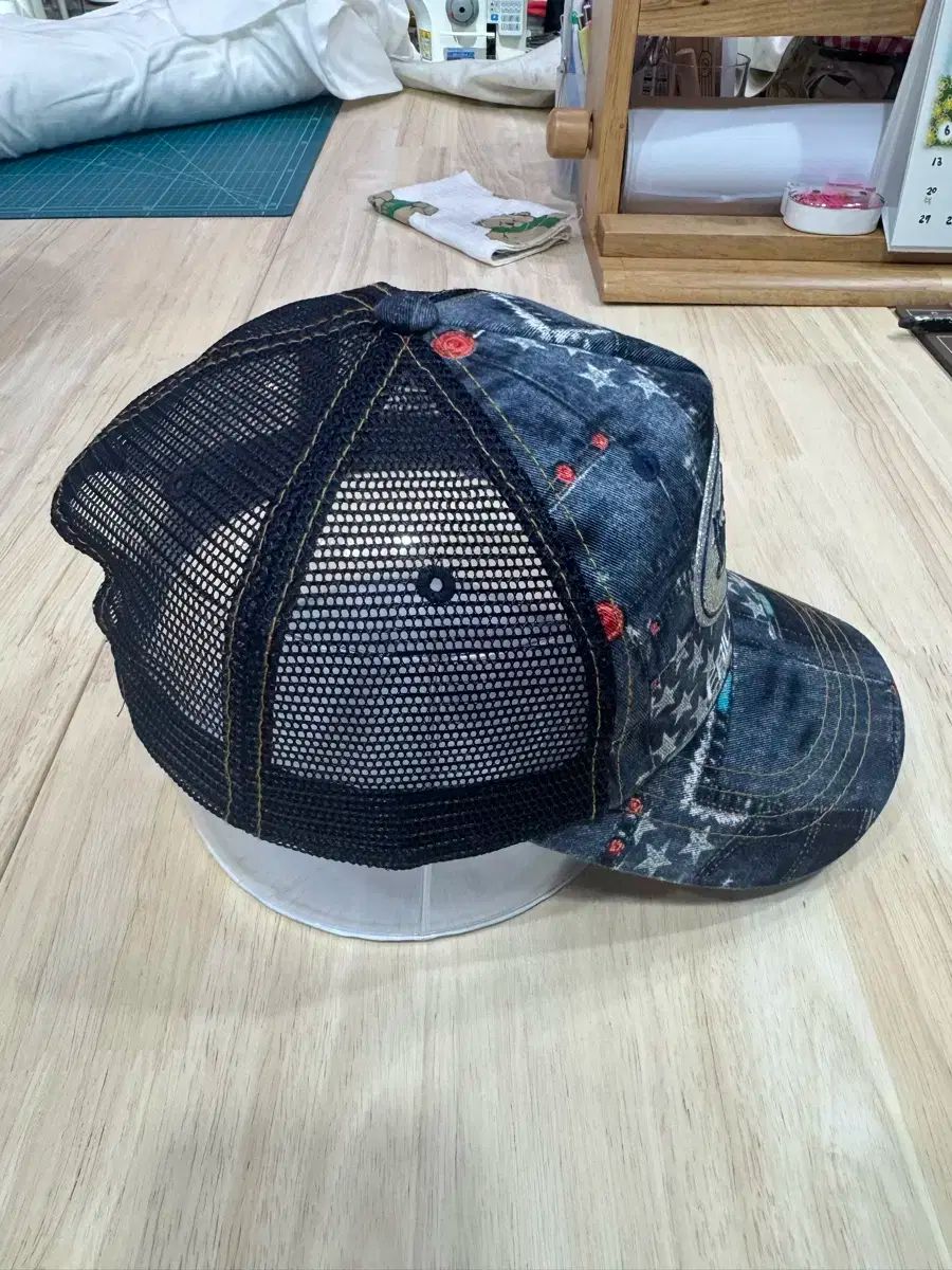 新品未使用】Y2K復刻レア Von Dutch ボンダッチ ネイビー x 豹柄 Von