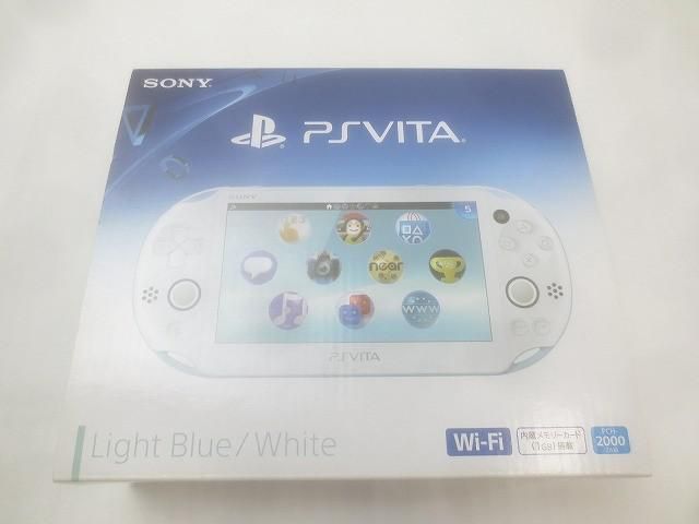 品 ゲーム PS Vita 本体 PCH-2000 ライトブルー ホワイト 動作品 き