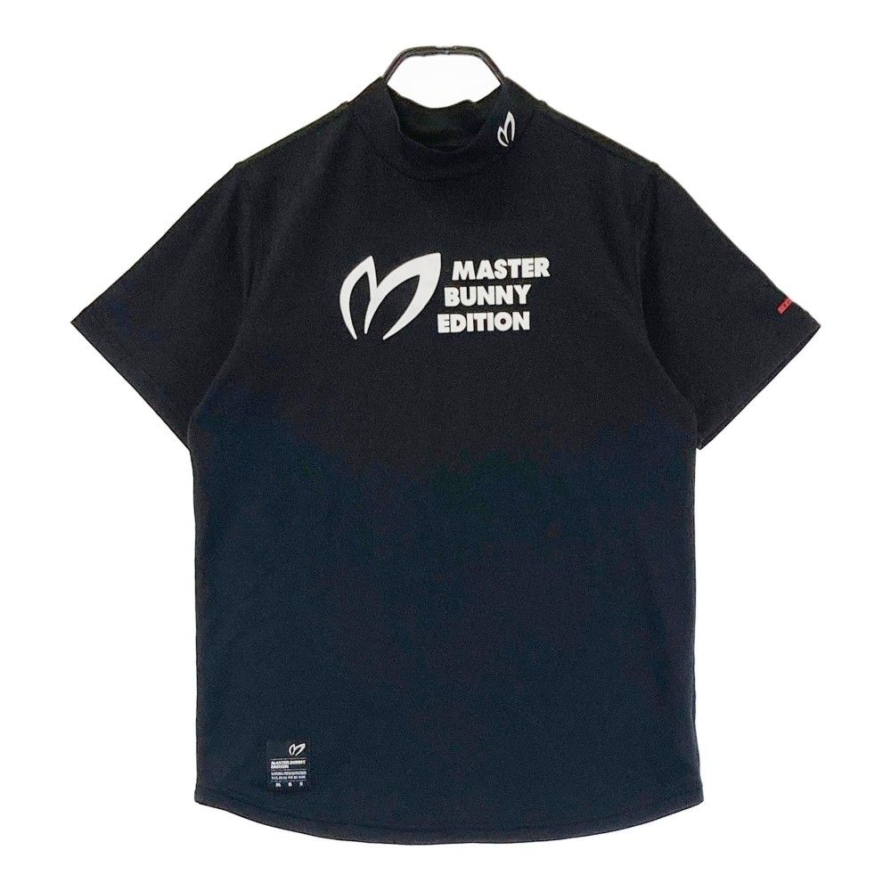 サイズ：4 MASTER BUNNY EDITION マスターバニーエディション 2022年モデル モックネック 半袖Tシャツ  ネイビー系 [240101300404]# ゴルフウェア メンズ ストスト