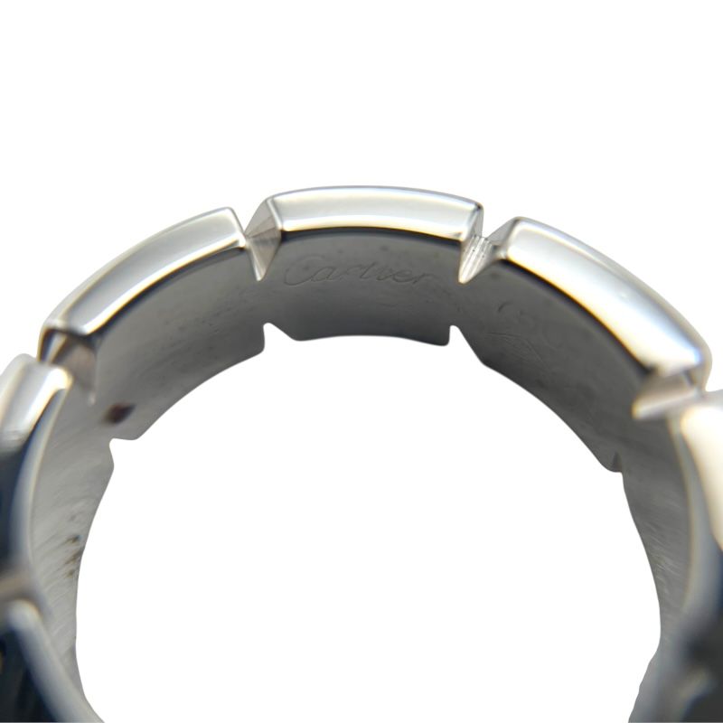 カルティエ タンクフランセーズ ダイヤ リング 750(WG) カルティエ