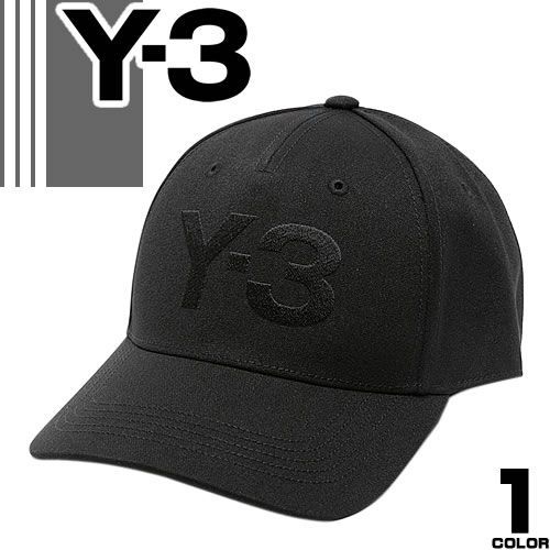 ワイスリー Y-3 ヨウジヤマモト アディダス adidas 帽子 キャップ ベースボールキャップ メンズ レディース 2024年春夏新作 ロゴ 刺繍 深め 大きいサイズ かっこいい ブランド 黒 ブラック LOGO CAP