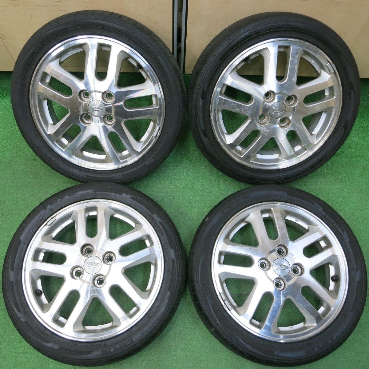 * * 4本価格 ダイハツ ムーヴ カスタム 純正 165|55R15 トーヨー DRB 15インチ PCD100|4H 4041809イノ
