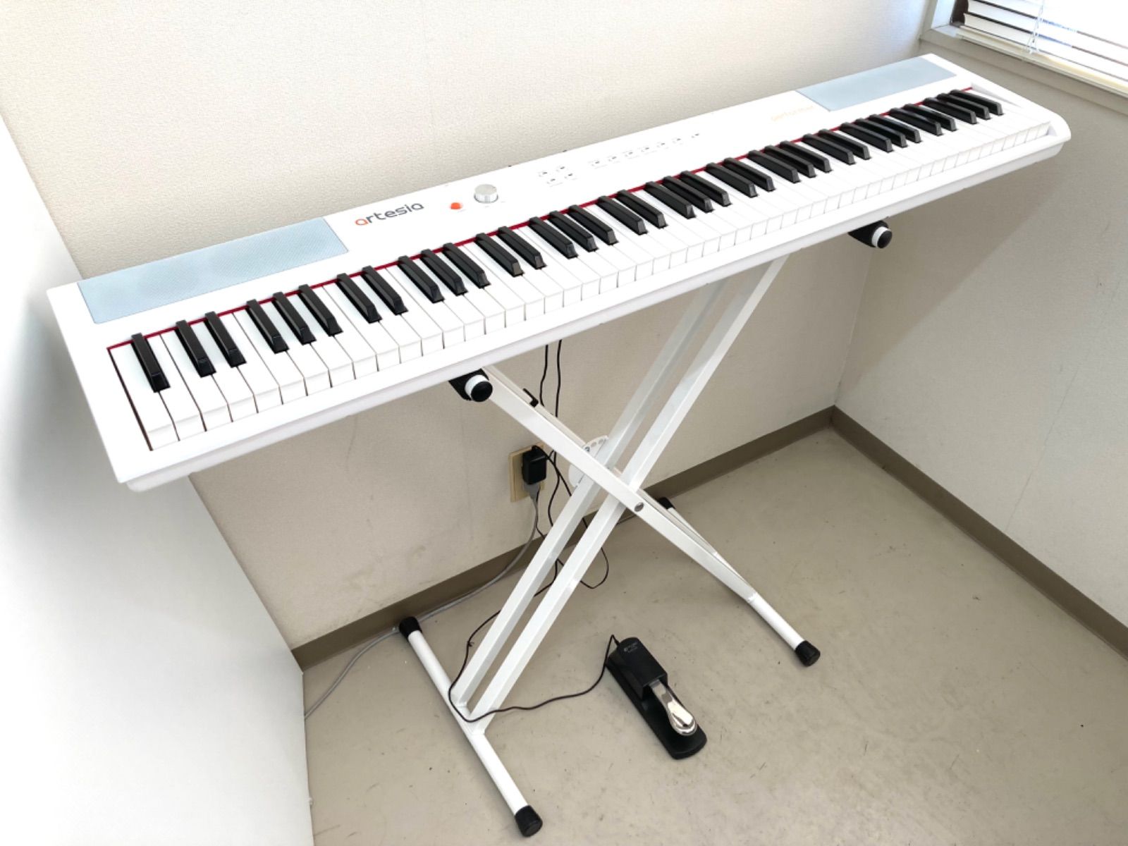 超美品◇Artesia◇88鍵盤 電子ピアノ Performer スタンド付き - イー